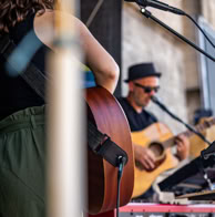 Fête de la Musique Meiningen 2025 mit dem Duo Wave&Sound. 